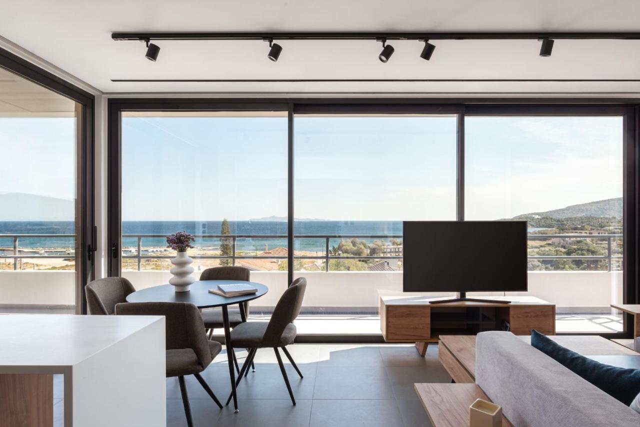 Sounio Panoramic Loft Apartment Соунио Екстериор снимка