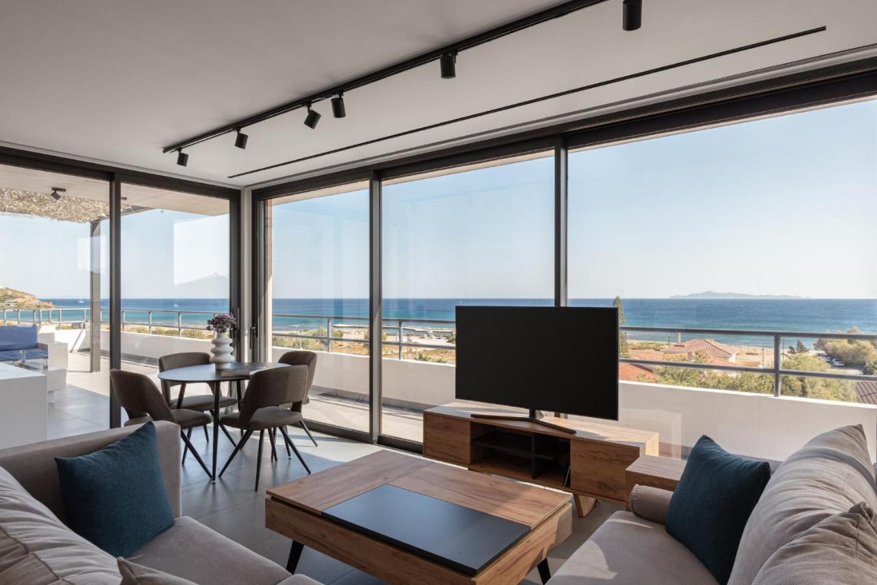 Sounio Panoramic Loft Apartment Соунио Екстериор снимка