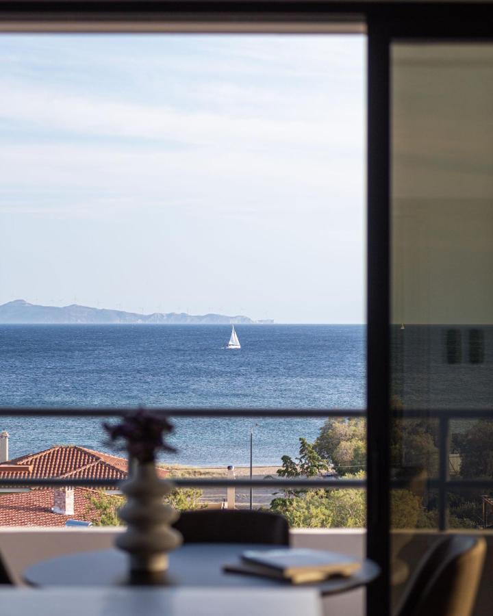 Sounio Panoramic Loft Apartment Соунио Екстериор снимка