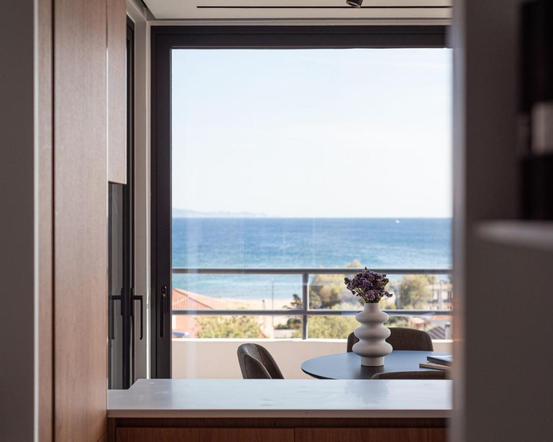 Sounio Panoramic Loft Apartment Соунио Екстериор снимка